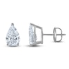 Thumbnail Image 0 of Pear-Shaped Lab-Created Diamond Solitaire Stud Earrings 3 ct tw 14K White Gold (F/SI2)