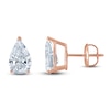 Thumbnail Image 0 of Pear-Shaped Lab-Created Diamond Solitaire Stud Earrings 3 ct tw 14K Rose Gold (F/SI2)