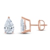 Thumbnail Image 1 of Pear-Shaped Lab-Grown Diamond Solitaire Stud Earrings 3 ct tw 14K Rose Gold (F/SI2)