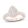 Thumbnail Image 1 of Pnina Tornai Multi-Diamond Pear-Shaped Engagement Ring 2 ct tw 14K Rose Gold