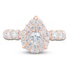 Thumbnail Image 3 of Pnina Tornai Multi-Diamond Pear-Shaped Engagement Ring 2 ct tw 14K Rose Gold