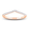 Thumbnail Image 3 of Multi-Diamond Pear-Shaped Halo Bridal Set 1/4 ct tw 10K Rose Gold