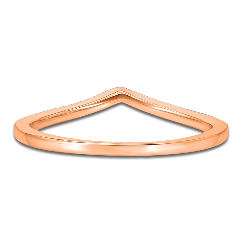 Main Image 6 of Multi-Diamond Pear-Shaped Halo Bridal Set 1/4 ct tw 10K Rose Gold