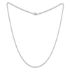 Thumbnail Image 4 of Solid Diamond-Cut Rope Chain Necklace 1.3mm Sterling Silver 18"