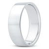 Thumbnail Image 2 of Flat Wedding Band 14K White Gold 7mm