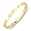 Thumbnail Image 1 of Shy Creation Marquise-Cut Diamond Five-Stone Bangle Bracelet 1/3 ct tw 14K Yellow Gold SC55021224ZM