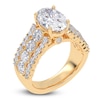 Thumbnail Image 2 of Oval-Cut Created By Jared Studio Lab-Grown Diamond Engagement Ring 3-3/4 ct tw 14K Yellow Gold