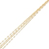 Thumbnail Image 2 of Italia D'Oro Solid Four-Strand Valentino Mirror Chain Necklace 14K Yellow Gold 17"