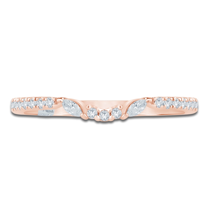 Main Image 3 of Pnina Tornai Marquise & Round-Cut Diamond Wedding Band 1/5 ct tw 14K Rose Gold