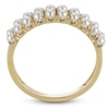 Thumbnail Image 2 of Cultured Pearl Seed Two-Row Ring 14K Yellow Gold