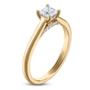Thumbnail Image 2 of Princess-Cut Lab-Grown Diamond Solitaire Plus Engagement Ring 1/2 ct tw 18K Yellow Gold (VS2/F)