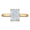 Thumbnail Image 3 of Radiant-Cut Lab-Grown Diamond Solitaire Plus Engagement Ring 2-5/8 ct tw 18K Yellow Gold (VS2/F)