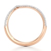 Thumbnail Image 2 of J'Lure Lab-Grown Diamond Contour Wedding Band 1/3 ct tw 18K Rose Gold