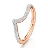 Thumbnail Image 4 of J'Lure Lab-Grown Diamond Contour Wedding Band 1/3 ct tw 18K Rose Gold