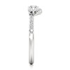 Thumbnail Image 3 of J'Lure Octagon Step-Cut Lab-Grown Diamond Contour Wedding Band 3/8 ct tw 18K White Gold