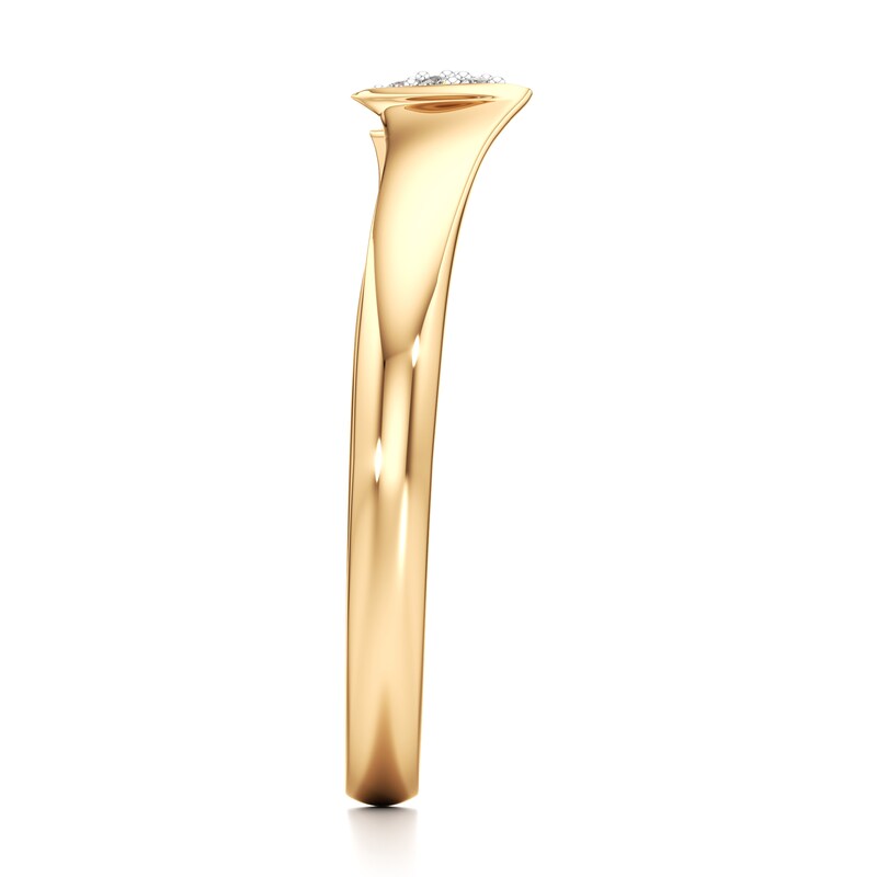 Main Image 3 of J'Lure Lab-Grown Diamond Wedding Band 1/20 ct tw 18K Yellow Gold