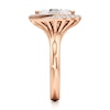 Thumbnail Image 3 of J'Lure Lozenge Step-Cut Lab-Created Diamond Engagement Ring 2-1/4 ct tw 18K Rose Gold
