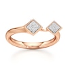 Thumbnail Image 1 of J'Lure Lab-Grown Diamond Wedding Band 1/8 ct tw 18K Rose Gold
