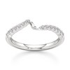 Thumbnail Image 1 of J'Lure Lab-Grown Diamond Contour Wedding Band 1/4 ct tw 18K White Gold