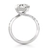 Thumbnail Image 2 of J'Lure Shield Step-Cut Lab-Grown Diamond Bypass Engagement Ring 3-1/2 ct tw 18K White Gold