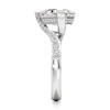 Thumbnail Image 3 of J'Lure Shield Step-Cut Lab-Grown Diamond Bypass Engagement Ring 3-1/2 ct tw 18K White Gold
