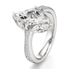 Thumbnail Image 4 of J'Lure Lozenge Step-Cut Lab-Grown Diamond Engagement Ring 3-1/4 ct tw 18K White Gold