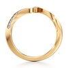 Thumbnail Image 2 of J'Lure Lab-Grown Diamond Contour Wedding Band 1/6 ct tw 18K Yellow Gold