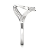 Thumbnail Image 3 of J'Lure Lab-Grown Diamond Contour Wedding Band 1/6 ct tw 18K White Gold