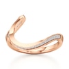 Thumbnail Image 1 of J'Lure Lab-Grown Diamond Contour Wedding Band 1/6 ct tw 18K Rose Gold
