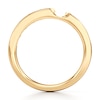 Thumbnail Image 2 of J'Lure Baguette-Cut Lab-Grown Diamond Contour Wedding Band 1/3 ct tw 18K Yellow Gold