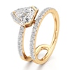 Thumbnail Image 4 of J'Lure Shield Step-Cut Lab-Grown Diamond Spiral Engagement Ring 1-3/8 ct tw 18K Yellow Gold