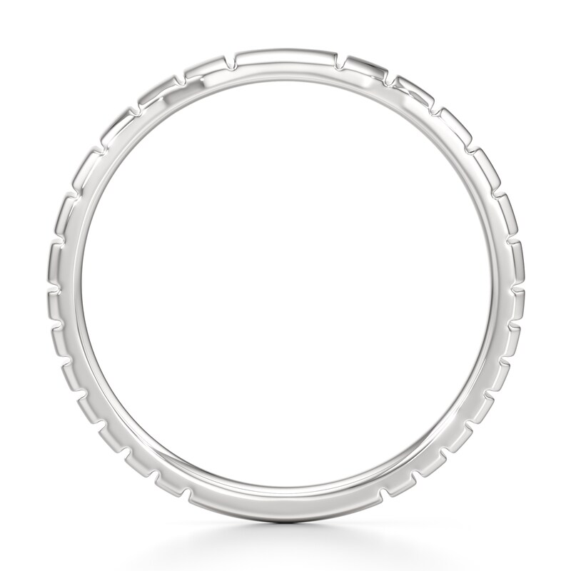 Main Image 2 of J'Lure Contour Wedding Band 18K White Gold