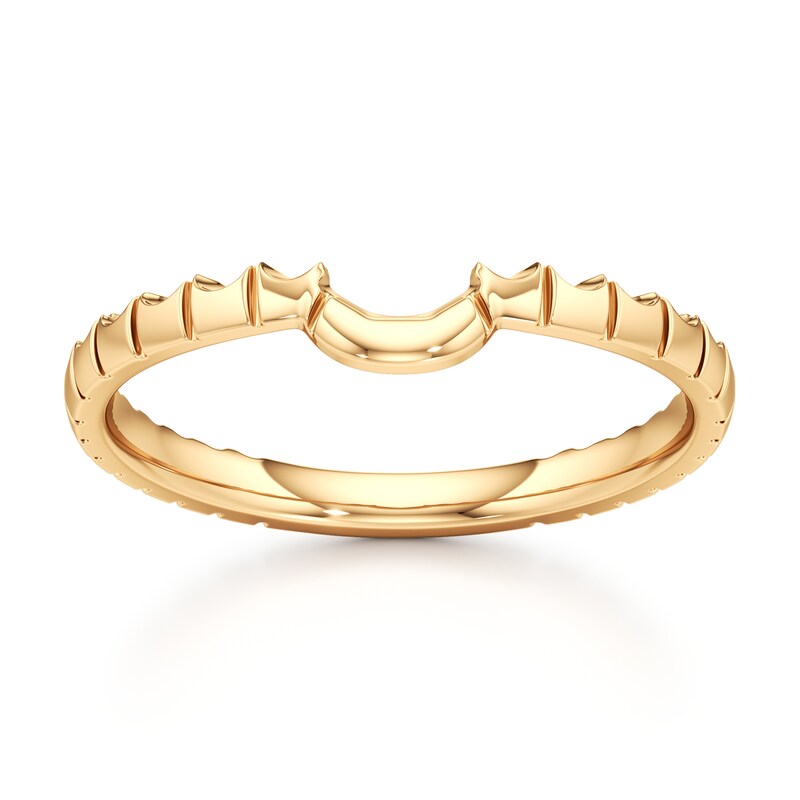Main Image 1 of J'Lure Contour Wedding Band 18K Yellow Gold