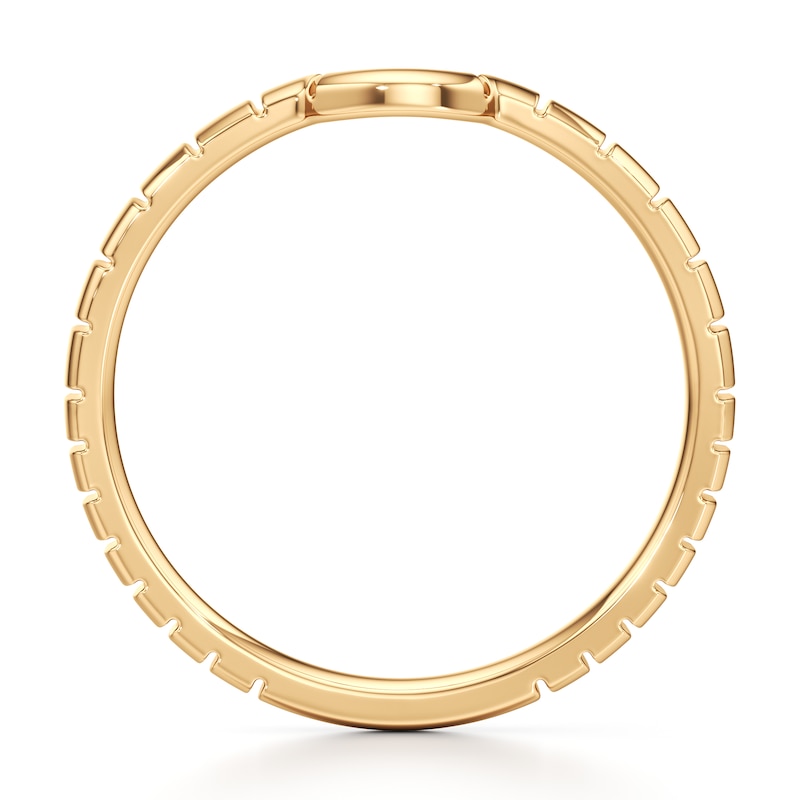 Main Image 2 of J'Lure Contour Wedding Band 18K Yellow Gold
