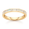 Thumbnail Image 1 of J'Lure Baguette & Round-Cut Lab-Grown Diamond Wedding Band 3/8 ct tw 18K Yellow Gold