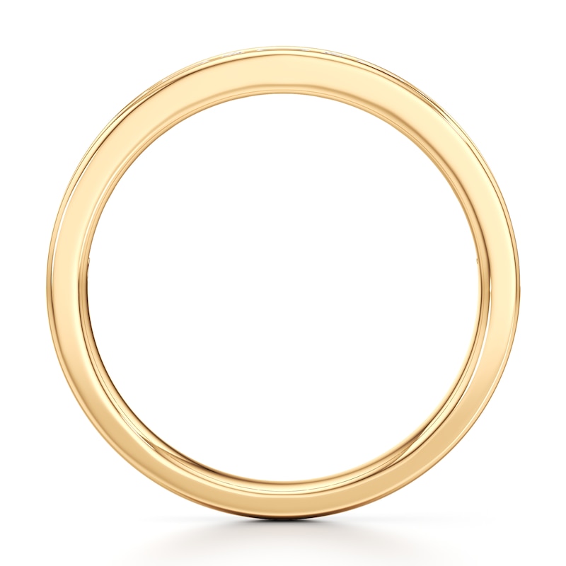 Main Image 2 of J'Lure Baguette & Round-Cut Lab-Grown Diamond Wedding Band 3/8 ct tw 18K Yellow Gold