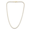 Thumbnail Image 1 of Popcorn Chain Necklace 3.8mm Semi-Solid 14K Two-Tone Gold 20"