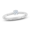 Thumbnail Image 1 of Certified Round-Cut Diamond Solitaire Engagement Ring 1/4 ct tw Platinum (VS2/F)