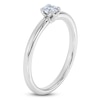 Thumbnail Image 2 of Certified Round-Cut Diamond Solitaire Engagement Ring 1/4 ct tw Platinum (VS2/F)