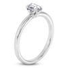 Thumbnail Image 2 of Certified Emerald-Cut Diamond Solitaire Engagement Ring 1/2 ct tw 18K White Gold (SI2/G)