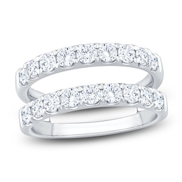 Lab-Grown Diamond Enhancer Ring 1-1/2 ct tw 14K White Gold