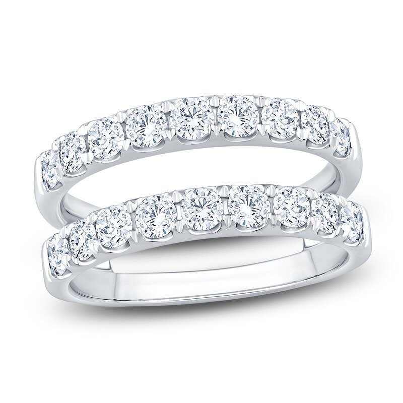Main Image 1 of Lab-Grown Diamond Enhancer Ring 1-1/2 ct tw 14K White Gold