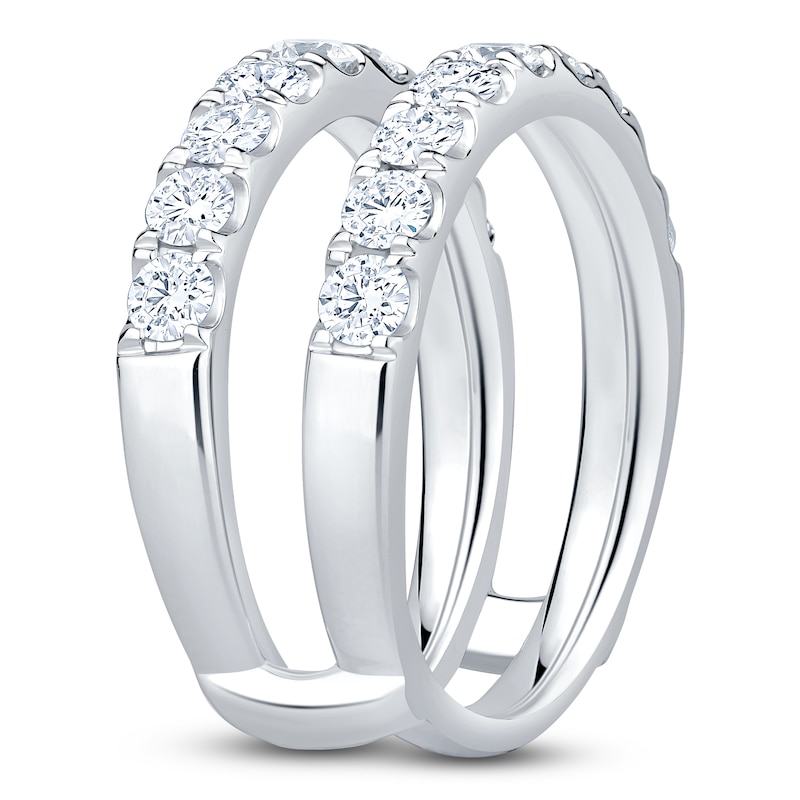 Main Image 2 of Lab-Grown Diamond Enhancer Ring 1-1/2 ct tw 14K White Gold