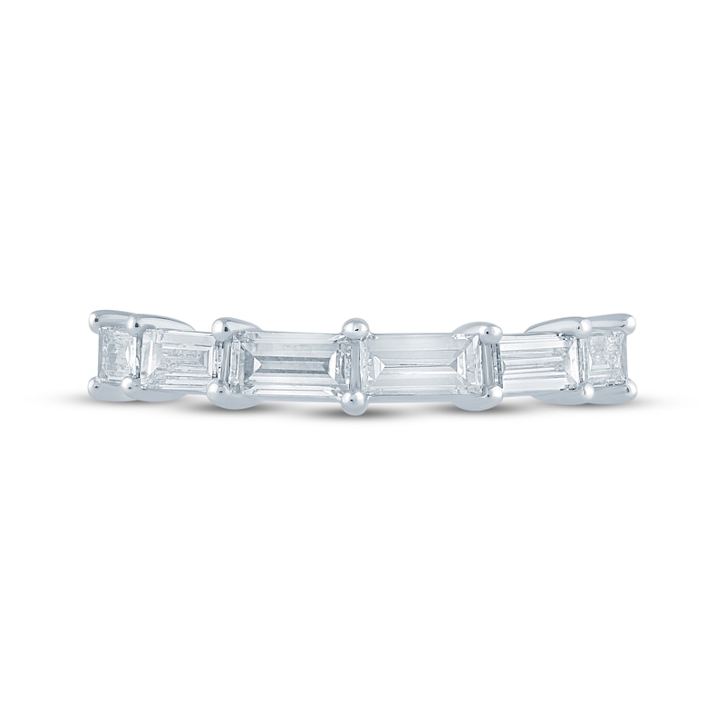 Main Image 3 of Pnina Tornai Baguette-Cut Lab-Grown Diamond Anniversary Ring 1 ct tw 14K White Gold
