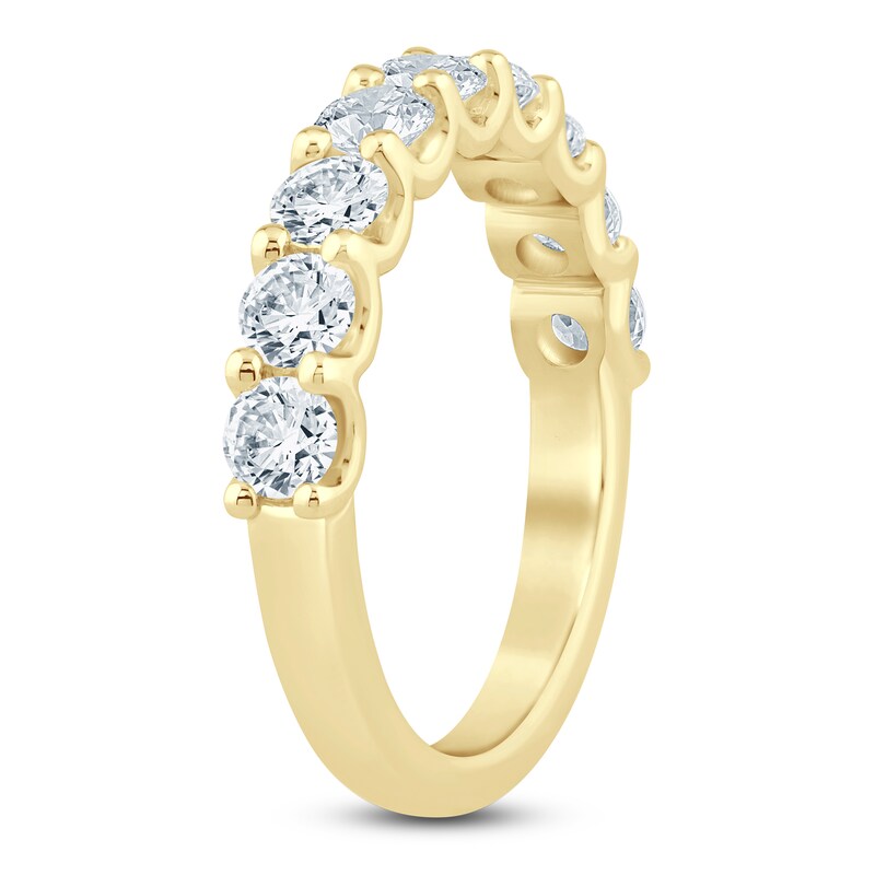 Main Image 2 of Lab-Grown Diamond Anniversary Ring 1-1/2 ct tw 14K Yellow Gold