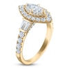 Thumbnail Image 2 of Vera Wang VOW Marquise-Cut Diamond Double Halo Engagement Ring 1-5/8 ct tw 14K Yellow Gold