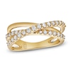 Thumbnail Image 1 of Jared Signature Diamond Crossover Ring 1/2 ct tw 14K Yellow Gold