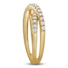 Thumbnail Image 2 of Jared Signature Diamond Crossover Ring 1/2 ct tw 14K Yellow Gold