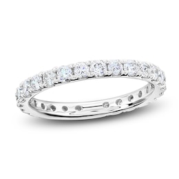 Certified Diamond Eternity Band 7/8 to 1-1/5 ct tw 14K White Gold