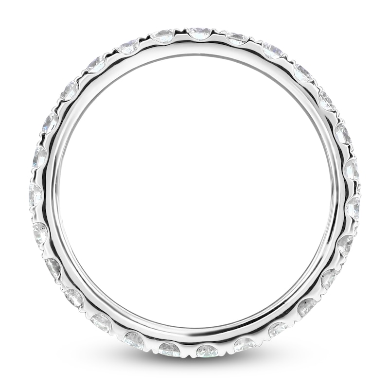 Main Image 2 of Certified Diamond Eternity Band 7/8 to 1-1/5 ct tw 14K White Gold